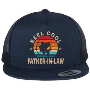 Gift For Fathers Day Reel Cool FatherInLaw Fishing Flat Bill Trucker Hat