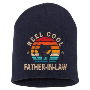 Gift For Fathers Day Reel Cool FatherInLaw Fishing Short Acrylic Beanie