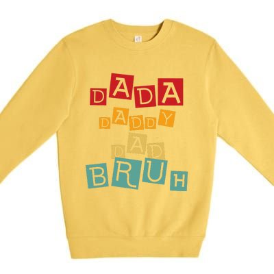 Gift For Fathers Day Dad Gifts From Daughter Father Premium Crewneck Sweatshirt