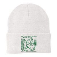 Gay Frog Funny I DonT Know Where IM Going But IM Gay Knit Cap Winter Beanie