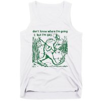 Gay Frog Funny I DonT Know Where IM Going But IM Gay Tank Top