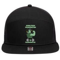 Going From Frankenstein To Frankenstud 7 Panel Mesh Trucker Snapback Hat