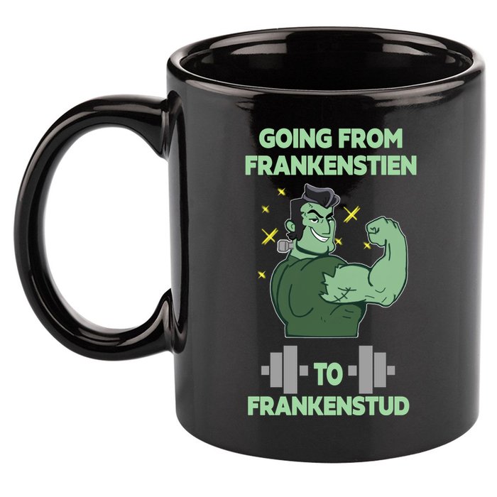 Going From Frankenstein To Frankenstud 11oz C Handle Ceramic Mug