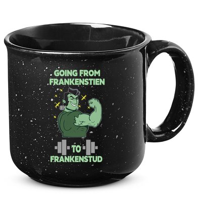 Going From Frankenstein To Frankenstud 15oz Campfire Ceramic Mug