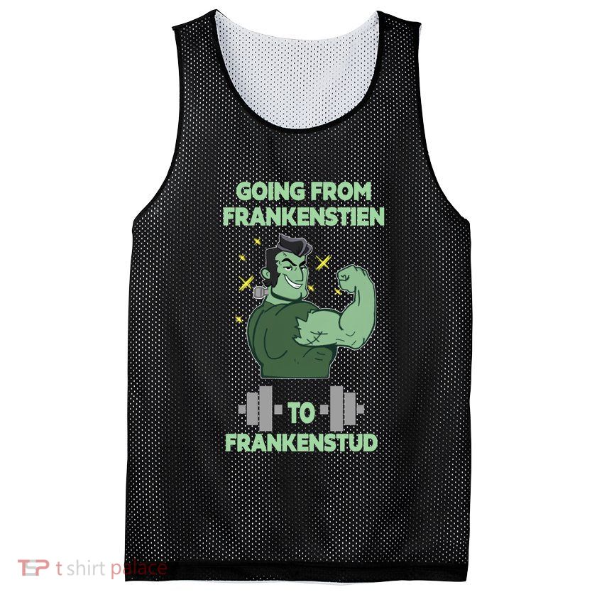 Going From Frankenstein To Frankenstud Mesh Reversible Basketball Jersey Tank