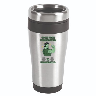 Going From Frankenstein To Frankenstud 16oz Travel Tumbler