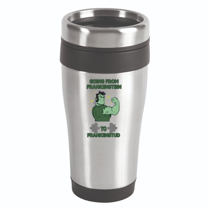 Going From Frankenstein To Frankenstud 16oz Travel Tumbler