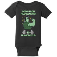 Going From Frankenstein To Frankenstud Baby Bodysuit