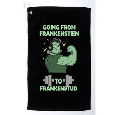 Going From Frankenstein To Frankenstud Golf Towel