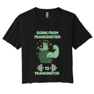 Going From Frankenstein To Frankenstud Crop Top