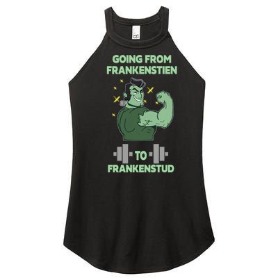 Going From Frankenstein To Frankenstud Women’s Perfect Tri Rocker Tank