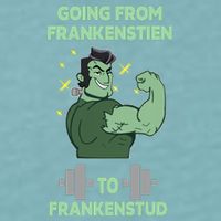 Going From Frankenstein To Frankenstud Sueded Cloud Jersey T-Shirt