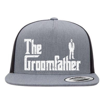 Groom Father Funny Wedding Party Rehearsal Dinner Dad Gift Flat Bill Trucker Hat