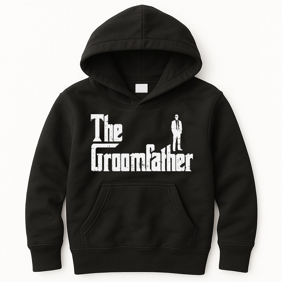 Groom Father Funny Wedding Party Rehearsal Dinner Dad Gift Kids Hoodie
