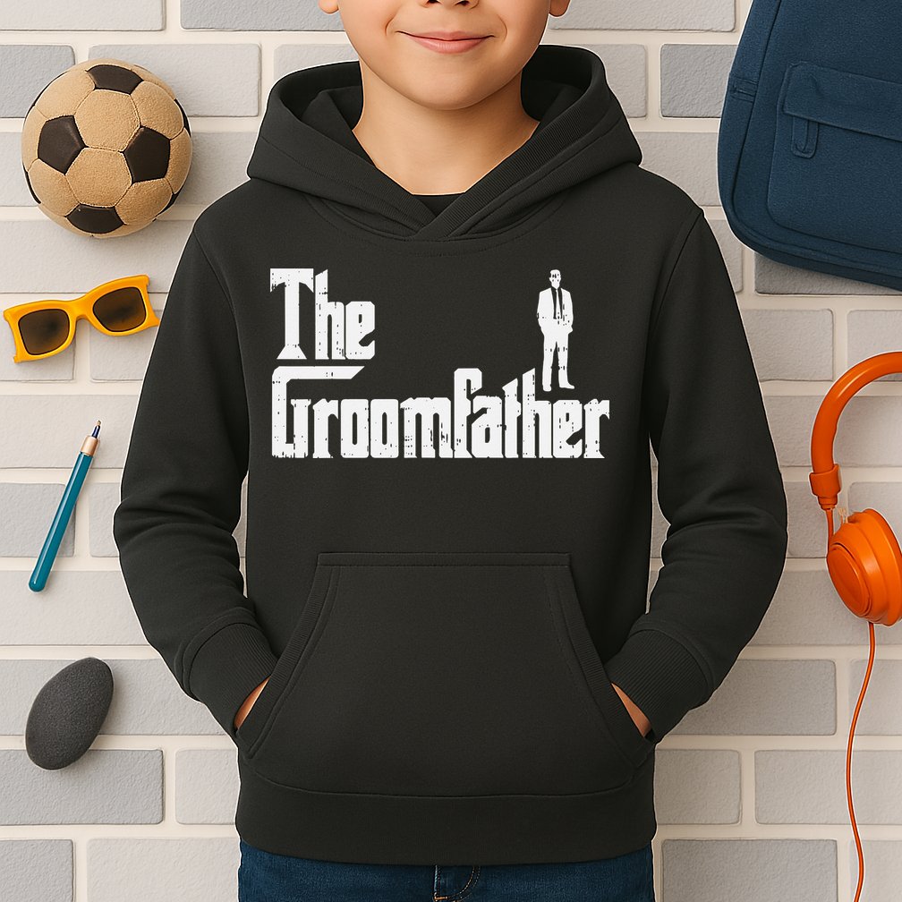 Groom Father Funny Wedding Party Rehearsal Dinner Dad Gift Kids Hoodie