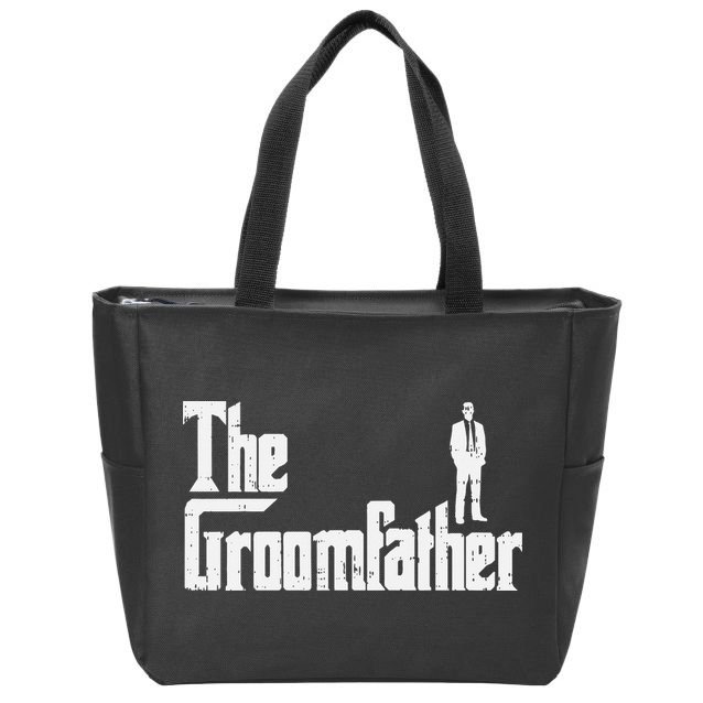 Groom Father Funny Wedding Party Rehearsal Dinner Dad Gift Zip Tote Bag