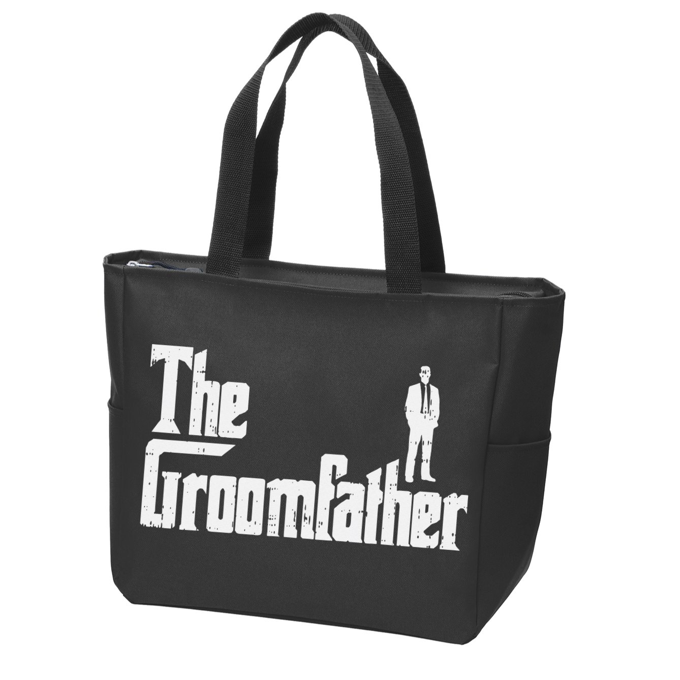 Groom Father Funny Wedding Party Rehearsal Dinner Dad Gift Zip Tote Bag