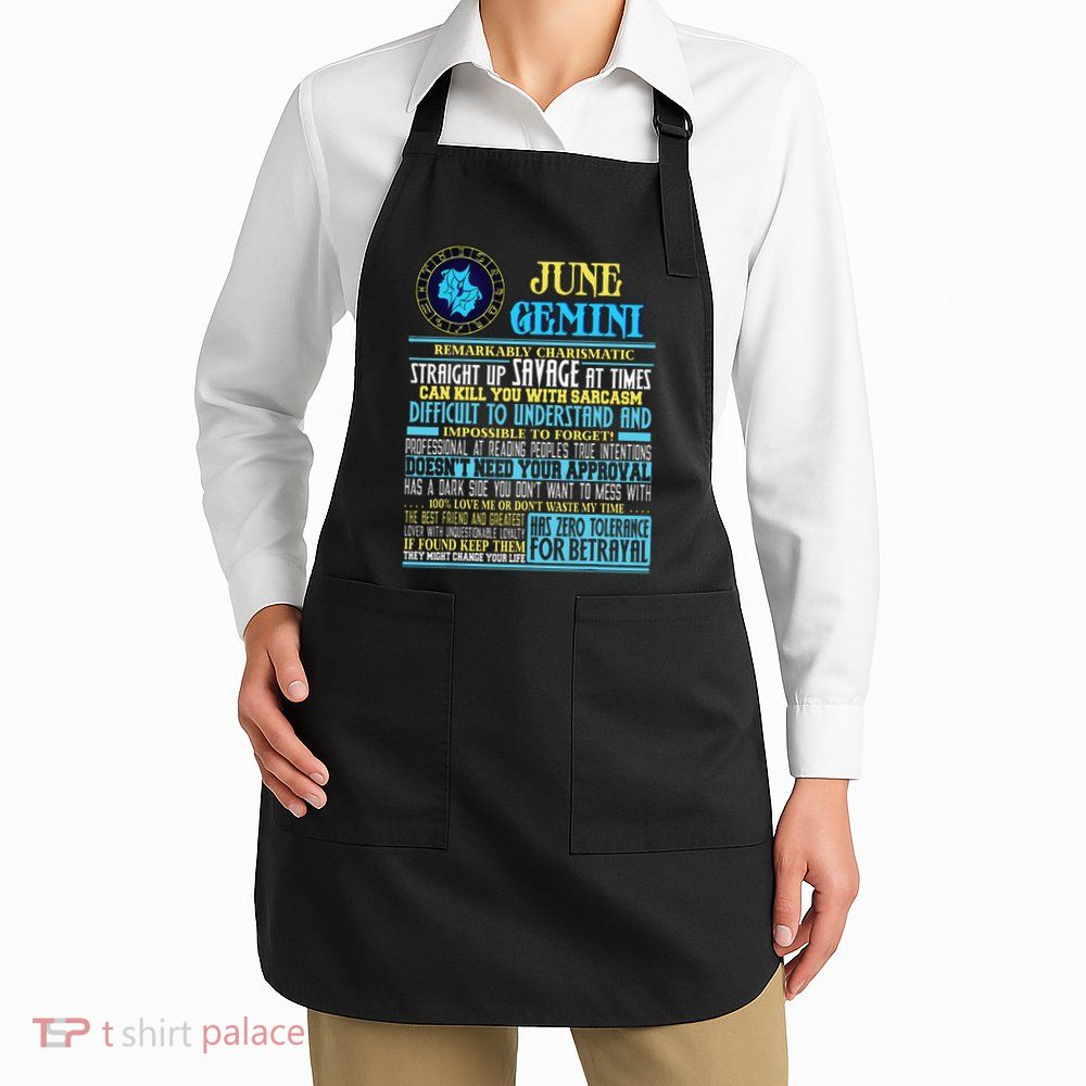 Gemini Facts Funny June Gemini Birthday Gif Apron