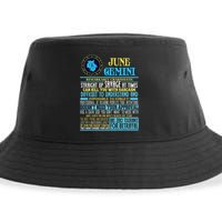 Gemini Facts Funny June Gemini Birthday Gif Sustainable Bucket Hat