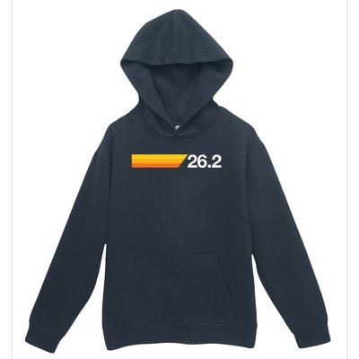 Gift For First Marathon 26 2 Marathoner Retro Runner Gift Urban Pullover Hoodie