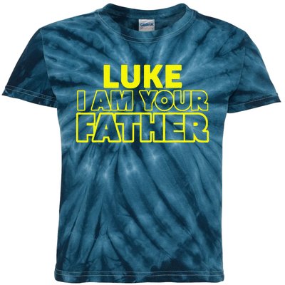 Great Funny Fathers Day From Luke To His Father Kids Tie-Dye T-Shirt