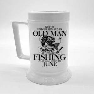 Gift For Fathers Day Tee Reel Cool Pop Pop Fishing Beer Stein