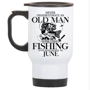 Gift For Fathers Day Tee Reel Cool Pop Pop Fishing Stainless Steel Travel Mug