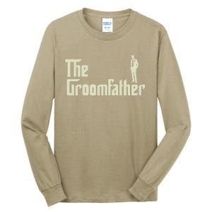 Groom Father Funny Wedding Party Rehearsal Dinner Dad Tall Long Sleeve T-Shirt