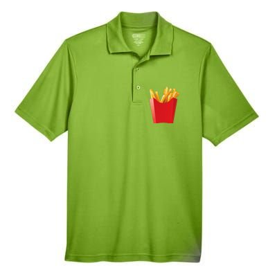 GIANT FRENCH FRIES Makes A Great Halloween Costume Men's Origin Performance Pique Polo