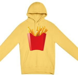 GIANT FRENCH FRIES Makes A Great Halloween Costume Premium Pullover Hoodie