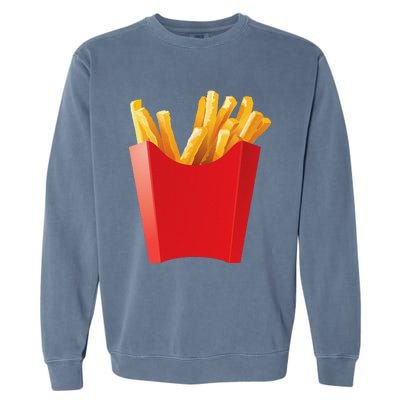 GIANT FRENCH FRIES Makes A Great Halloween Costume Garment-Dyed Sweatshirt