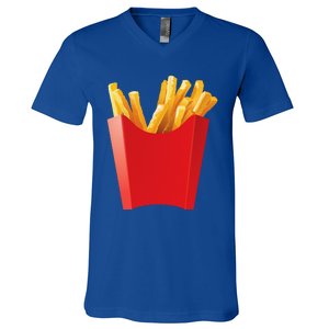 GIANT FRENCH FRIES Makes A Great Halloween Costume V-Neck T-Shirt