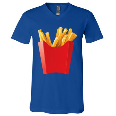 GIANT FRENCH FRIES Makes A Great Halloween Costume V-Neck T-Shirt