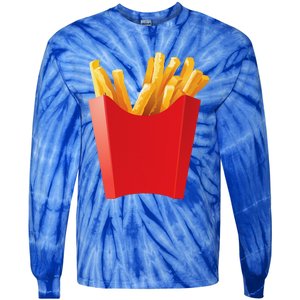 GIANT FRENCH FRIES Makes A Great Halloween Costume Tie-Dye Long Sleeve Shirt