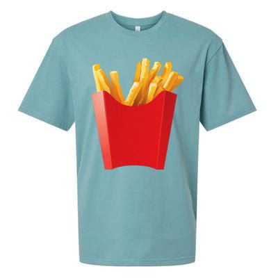 GIANT FRENCH FRIES Makes A Great Halloween Costume Sueded Cloud Jersey T-Shirt