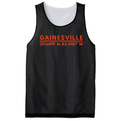 Gainesville Florida Fan Gator State Pride Latitude Longitude Mesh Reversible Basketball Jersey Tank