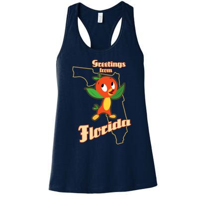 Greetings From Florida Women's Racerback Tank