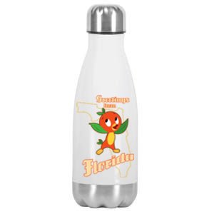 Greetings From Florida Stainless Steel Insulated Water Bottle