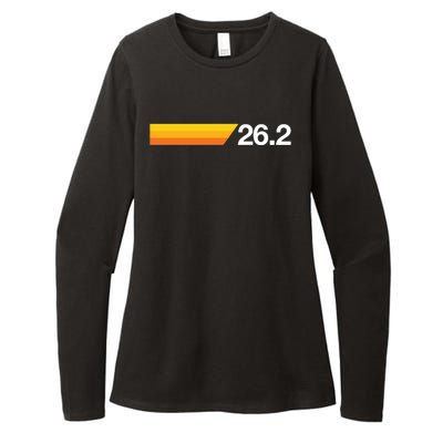 Gift For First Marathon 26 2 Marathoner Retro Runner Meaningful Gift Womens CVC Long Sleeve Shirt