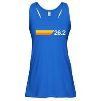 Gift For First Marathon 26 2 Marathoner Retro Runner Meaningful Gift Ladies Essential Flowy Tank