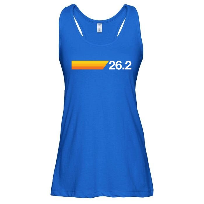 Gift For First Marathon 26 2 Marathoner Retro Runner Meaningful Gift Ladies Essential Flowy Tank