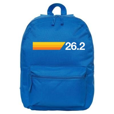 Gift For First Marathon 26 2 Marathoner Retro Runner Meaningful Gift 16 in Basic Backpack