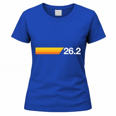 Gift For First Marathon 26 2 Marathoner Retro Runner Meaningful Gift Women's T-Shirt