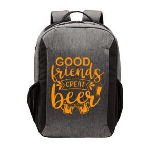 Good Friends Great Beer Gift For Drinker Beer Gift Beer Lover Vector Backpack