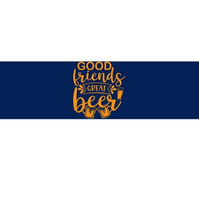 Good Friends Great Beer Gift For Drinker Beer Gift Beer Lover Bumper Sticker