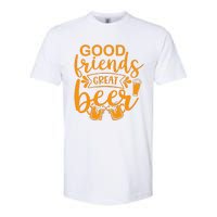 Good Friends Great Beer Gift For Drinker Beer Gift Beer Lover Softstyle CVC T-Shirt