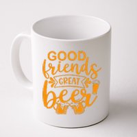 Good Friends Great Beer Gift For Drinker Beer Gift Beer Lover Coffee Mug