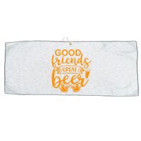 Good Friends Great Beer Gift For Drinker Beer Gift Beer Lover Large Microfiber Waffle Golf Towel