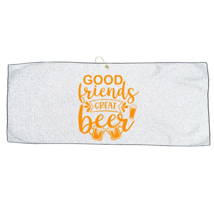 Good Friends Great Beer Gift For Drinker Beer Gift Beer Lover Large Microfiber Waffle Golf Towel