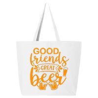 Good Friends Great Beer Gift For Drinker Beer Gift Beer Lover 25L Jumbo Tote